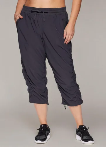 Vista 6 de RBX Pantalón capri tejido ligero con cordón para mujer, talla grande
