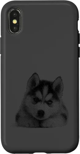 Vista 5 de Chic Husky Puppy for Dog Mom and Paw Parents Case for iPhone 16