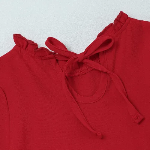 Vista 5 de Vestido de manga larga para bebé, vestido de otoño para niña