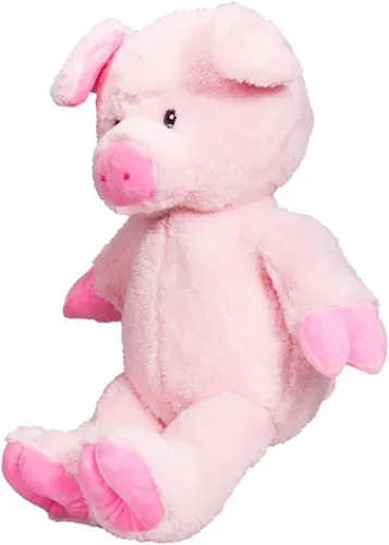 Vista 3 de Cuddly Soft 16 inch Stuffed Pink Pig... We Stuff 'Em... YOU LOVE' Em.