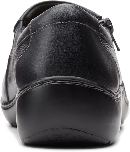 Vista 3 de Clarks Cora Giny - Mocasines planos para mujer Negro