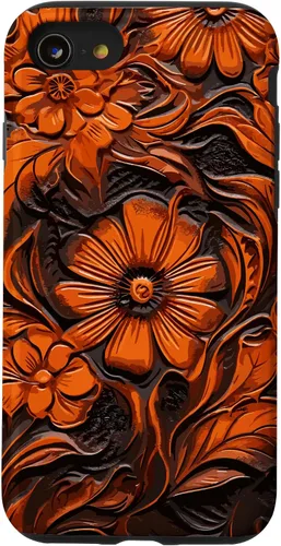 Vista 18 de Funda floral con herramientas para iPhone 16 Western & Cowgirl