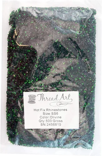 Vista 19 de Threadart Diamantes de imitación de fijación caliente a granel citrino - SS6 (0.079 in) - 72000 piedras - 500 unidades brutas a granel