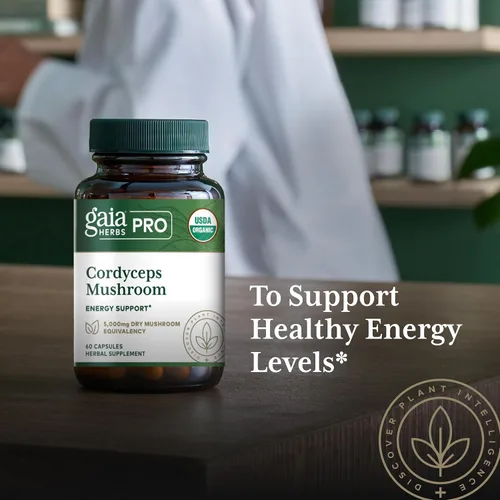 Vista 5 de GAIA HERBS PRO Cordyceps Mushroom - 60 Caps
