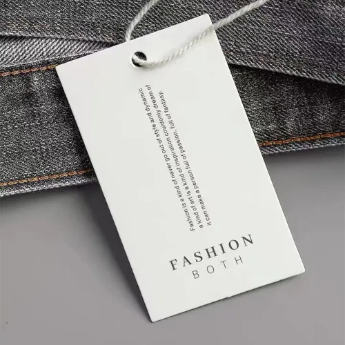 Vista 7 de 500 etiquetas colgantes personalizadas, etiquetas para colgar joyas (cuerda de regalo)