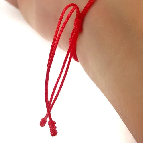 Vista 5 de Red String Protection Bracelet for Women Against Evil Eye Genuine Jet Stone Azabache Contra el Mal de Ojo
