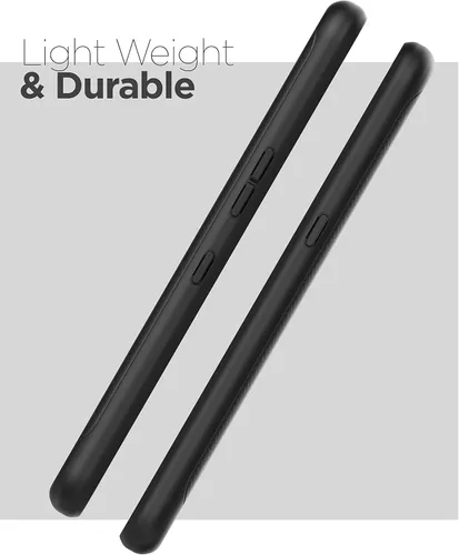 Vista 5 de ENCASED LG V50 ThinQ Case (Thin Armor) Slim Fit Flexible Grip Funda Teléfono - Negro