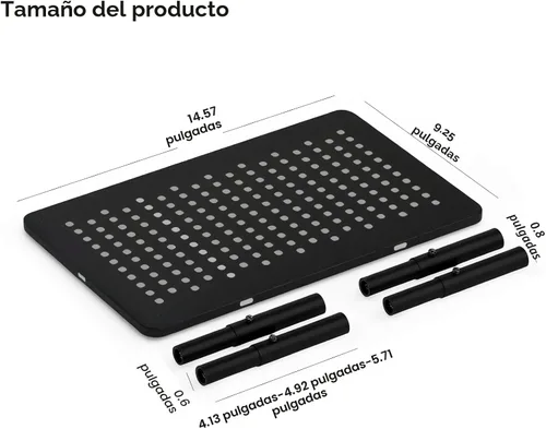 Vista 4 de Soporte de alimentación automático ajustable para gatos, soporte elevado para comida para gatos, color negro Lifted Cat Food Table Station,Raises