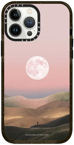 Vista 353 de CASETiFY Funda Impact para iPhone 13 [Protección contra caídas de grado militar 4X de 8.2 pies/Compatible con Magsafe] - #1 Mom - Transparente