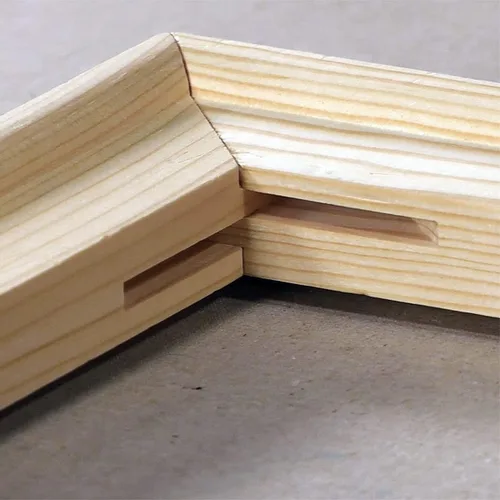 Vista 5 de Creative Mark Pro-Bar - Barras de madera resistentes de 8 pulgadas, paquete de 6 barras de madera de pino blanco extra pesadas de 1.5 pulgadas