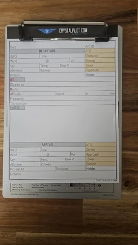 Vista 8 de Crystal Pilot VFR-IFR - Bloc de notas de vuelo, accesorio para rodillera
