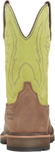 Vista 6 de ARIAT Botas de trabajo para hombre Groundbreaker con punta cuadrada ancha e impermeable con punta de acero