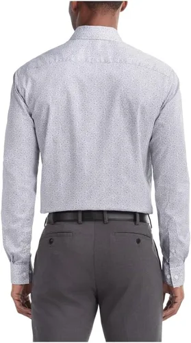 Vista 2 de Van Heusen Camisa de vestir para hombre de ajuste regular con protección contra manchas elástica