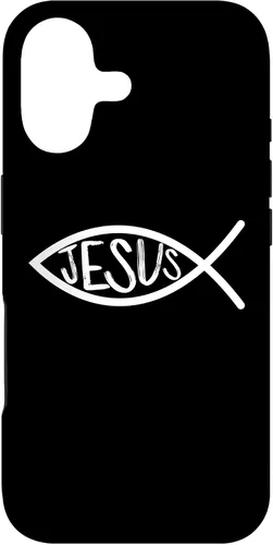 Vista 32 de iPhone 16 Ichthys Jesus - Christian Ichthus Fish - Fe - Funda Ichthys4m3