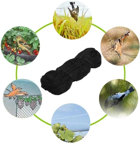 Vista 3 de Noa Store Red de Malla de Nylon Anti Pájaros [25x50] pies para Árboles Frutales, Jardín, Plantas, Protectores de Árboles, Aviario y Red para Aves