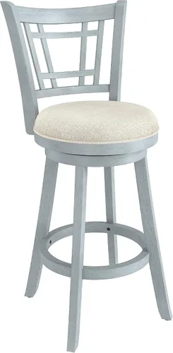 Vista 11 de Hillsdale Fairfox Taburete de bar de madera giratorio de 30.5" de altura, Negro