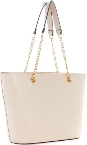 Vista 2 de GUESS Bolso tote acolchado bordado GS para mujer - Piedra, Piedra
