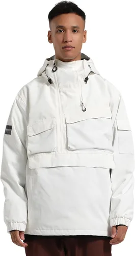 Vista 10 de GSOU SNOW Men Snowboard Jacket Ski Snow Jacket Pullover Waterproof 15K Waterproof, 10K Breathable, Loose fit, Insulation,YKK zippers,7 Pockets,Powed