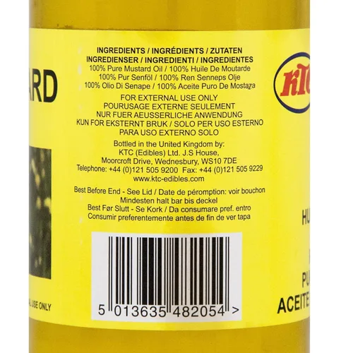 Vista 2 de KTC Aceite de Mostaza Puro 16.9 fl oz por KTC