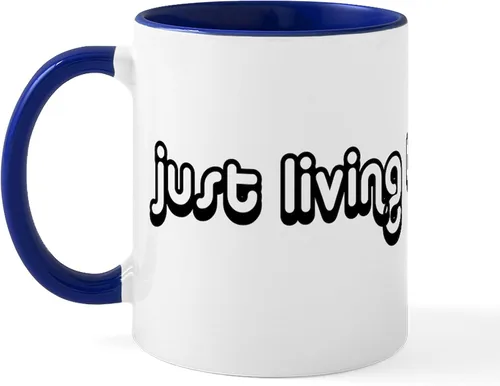 Vista 82 de CafePress Living The Dream Mugs Taza de café de cerámica de 11 oz (11.0 fl oz)