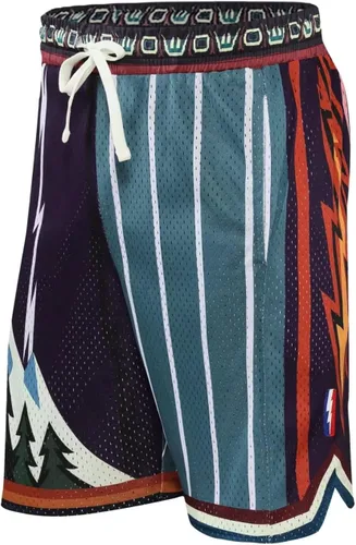Vista 3 de BOOMLEMON Pantalones cortos de baloncesto para hombre, pantalones cortos de entrenamiento de gimnasio, pantalones cortos deportivos de malla