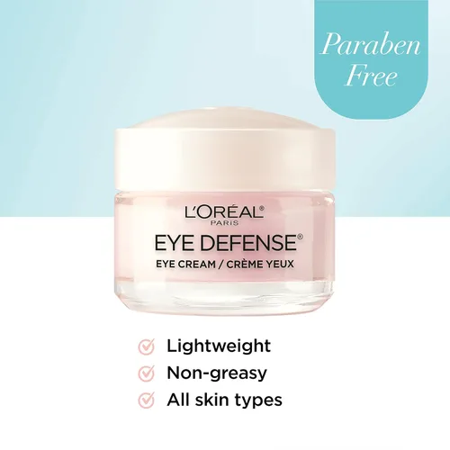 Vista 7 de L'Oreal Paris Crema hidratante facial de colágeno para día y noche, 1.7 onzas + crema de ojos Dermo-Expertise Eye Defense, 0.5 onzas