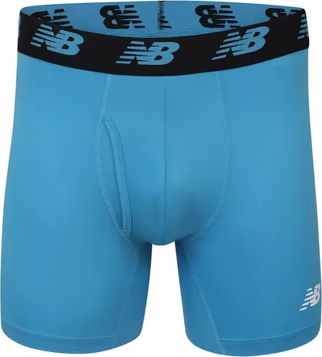 Vista 2 de New Balance Men's 6" Premium Performance Boxer Brief with Fly Front (3 Pack)