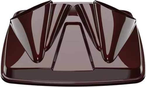 Vista 50 de Tapas de altavoz dobles de 8 pulgadas a juego para Advanblack/OEM Harley Rushmore estilo Razor, Chopped & King Tour Pak Whisky ámbar