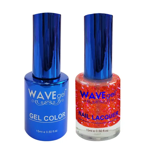 Vista 3 de WAVEGEL - Juego dúo de gel y esmalte de uñas a juego - Colección Royal - #001 ¡Blanco sobre blanco! I 0.5 onzas