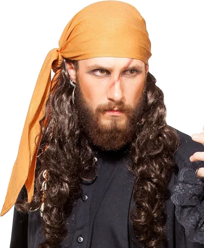 Vista 13 de ThePirateDressing Pirate Medieval Renaissance Halloween Costume Linen Triangle Bandana
