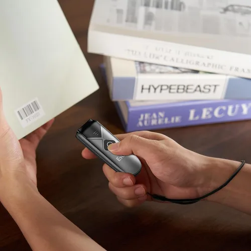 Vista 7 de Eyoyo Escáner de código de barras Bluetooth 2D y 1D, mini lector de código de barras inalámbrico portátil con conexión inalámbrica