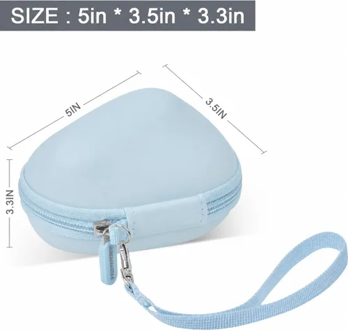 Vista 4 de ANKHOH Funda para ratón ergonómico vertical Logitech Lift, caja de almacenamiento para Logi Wireless Bluetooth inalámbrico vertical mouse - solo Azul