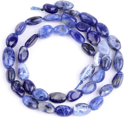 Vista 22 de HAAMIIQII - Cuentas sueltas de cristal de amatista púrpura natural de 5-8 mm, pequeñas, irregulares, en forma libre, pulidas, para hacer joyas, 38