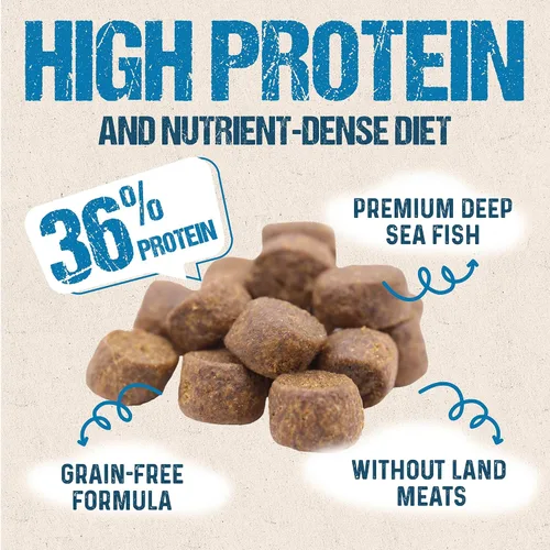 Vista 3 de Timberwolf Receta de arenque azul océano comida seca para perros 4lb