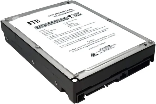 Vista 2 de WL 3TB 7200RPM 64MB caché SATA III 6.0Gb/s 3.5" Disco duro interno de escritorio (para RAID, NAS, DVR, PC de escritorio)