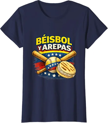 Vista 32 de Camiseta Beisbol y Arepas Venezuelas Baseball Pride Team 2026