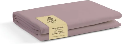 Vista 91 de Sábanas de 100% algodón percal, tamaño individual, 1 sábana encimera, ropa de cama fresca, resistente y transpirable, celeste