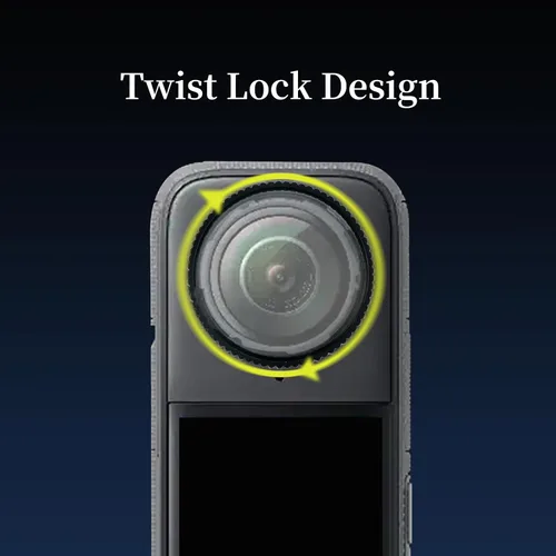 Vista 5 de Protectores de lente X4 - Compatible con Insta360 X4 - Cubierta de vidrio premium - Protector de lente - 2 piezas