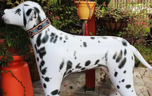 Vista 2 de ProRider Collar de perro de cachorro 100% de cuero de vaca hecho a mano de 9 a 13 pulgadas 6064TL