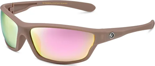 Vista 44 de Nitrogen Gafas de sol deportivas polarizadas envolventes para hombres y mujeres, UV400, para conducir, pescar, correr, gafas de sol