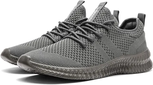 Vista 2 de FUJEAK Zapatos deportivos para hombre para gimnasio, tenis, atletismo, zapatos para correr, para ir a la ruta, zapatos para caminar ligeros