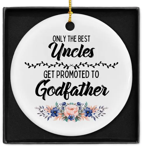 Vista 8 de Only The Best Friends Get Promoted to Auntie - Adornos de cerámica para mujeres, regalo para mujeres, anuncio de bebé, árbol de Navidad, adornos