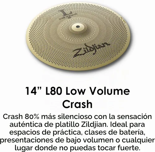 Vista 4 de Zildjian Paquete variado de platillo, juego de 13 pulgadas, 14 pulgadas, 18 pulgadas (LV348)