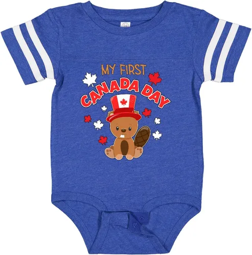Vista 14 de inktastic My First Canada Day Baby Bodysuit