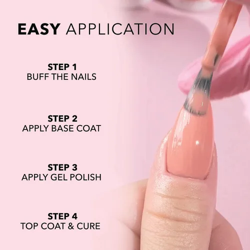 Vista 5 de KIARA SKY Esmalte de gel Soak-Off All In One 0.5 fl oz G5047 Power Move (tono rosa intenso)