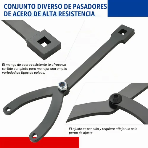 Vista 3 de NYXOVA Llave inglesa variable con pasadores variables, 15