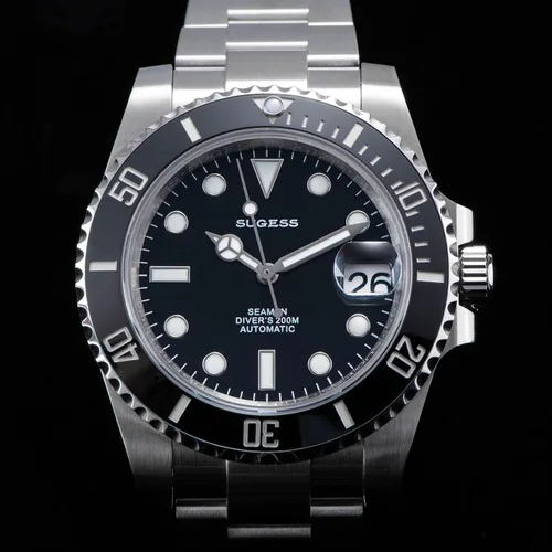 Vista 2 de Sugess ISO-6425 SP116610LN - Reloj de buceador de acero 316L para hombre