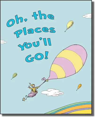 Vista 3 de Pack de 4 estampas artísticas de Dr Seuss para decorar recámara de bebé o niño