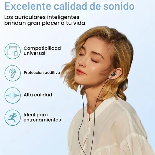 Vista 3 de Auriculares USB C con cable para Samsung Galaxy S26 Ultra/S25/S24 Fe, auriculares con micrófono integrado y control de volumen para iPhone