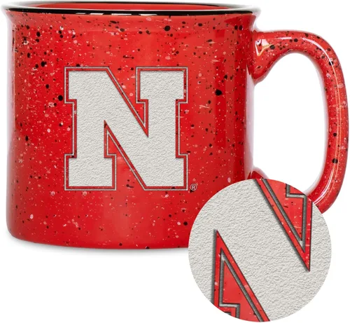 Vista 104 de Rico Industries NCAA Speckle 12oz Laser Engraved Campfire Mug